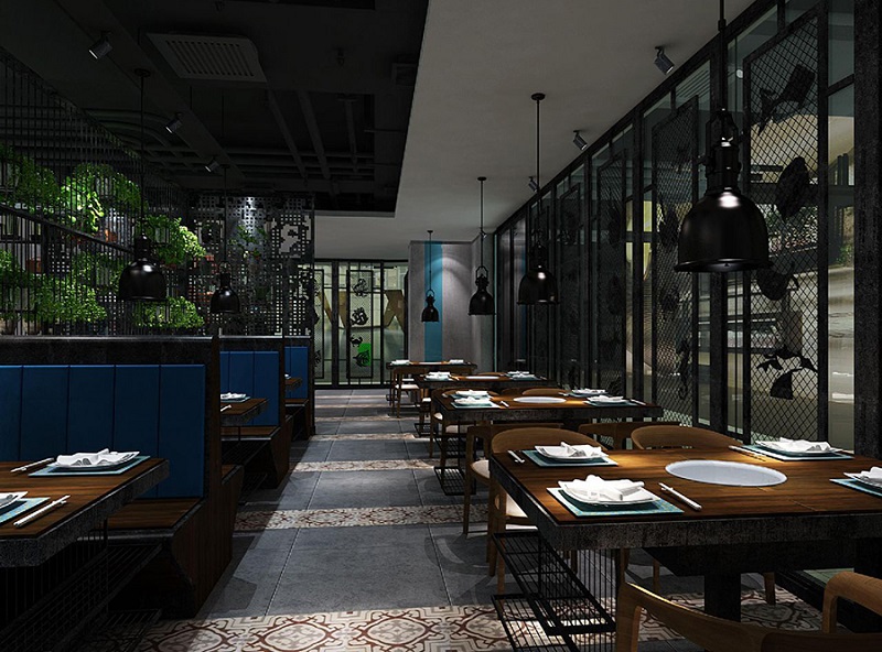 小火鍋店裝修設(shè)計，小型火鍋店廚房布局設(shè)計